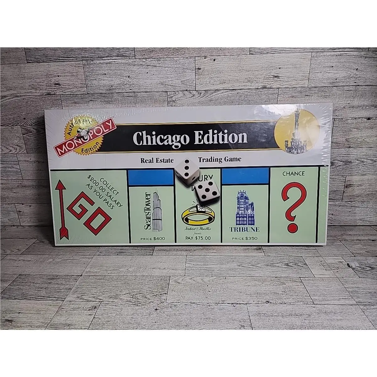Vintage Monopoly Board Game Chicago Edition Rare 1996 Sears