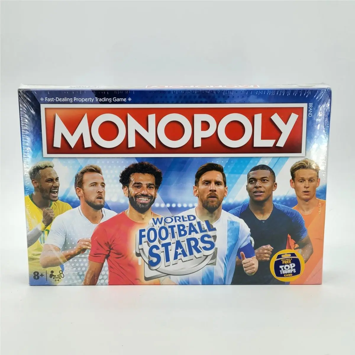 World Football Stars Monopoly Game - Ronaldo Messi Kane Ages 8+ Deluxe Edition