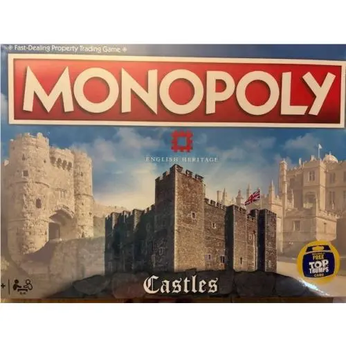 Monopoly English Heritage Castles Edition Board Game From UK