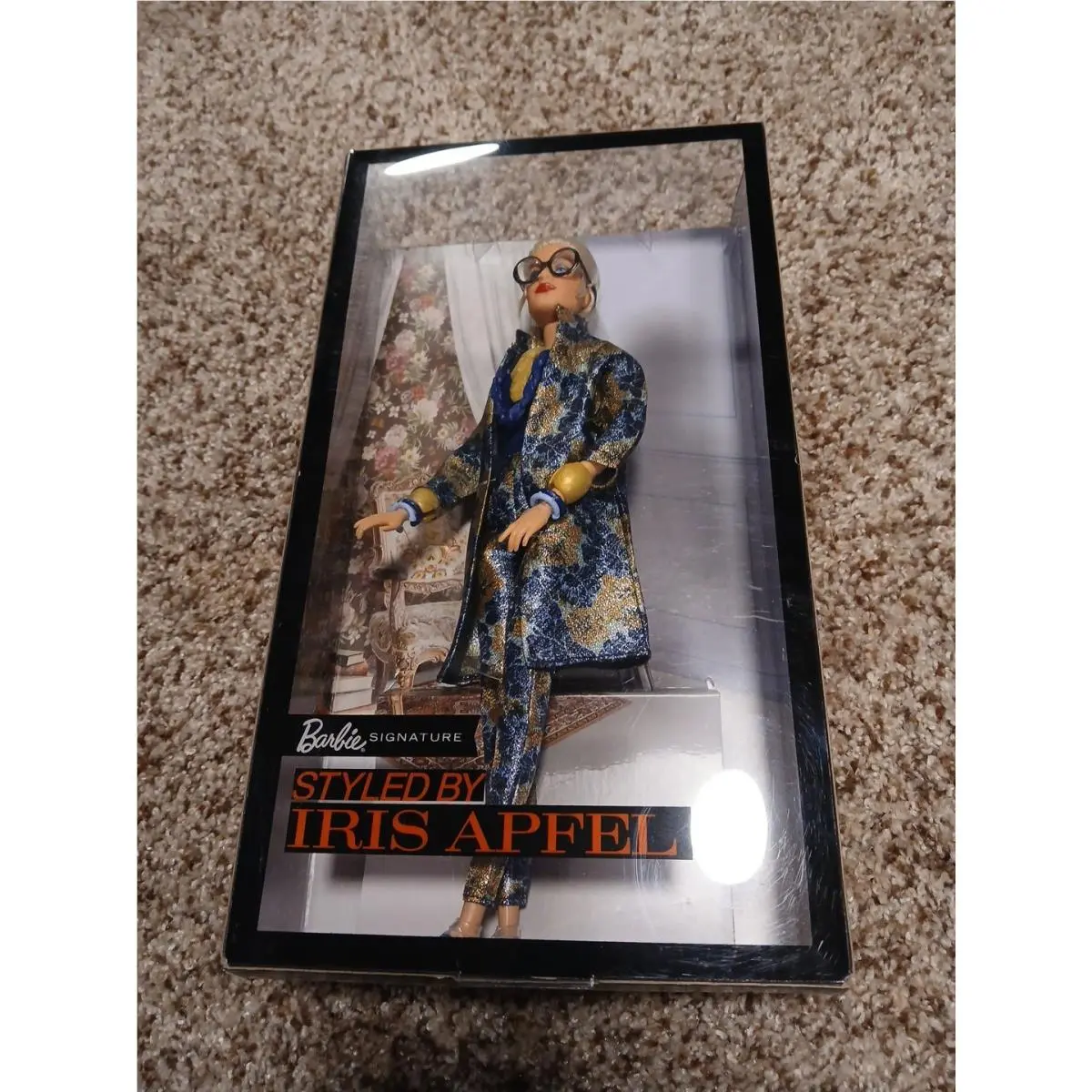 Barbie Collector Styled by Iris Apfel Doll with Floral Suit and Accessories Nrfb