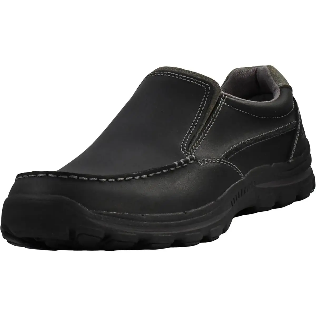 Skechers shoes - 64502EW - Dark Brown/Leather 1