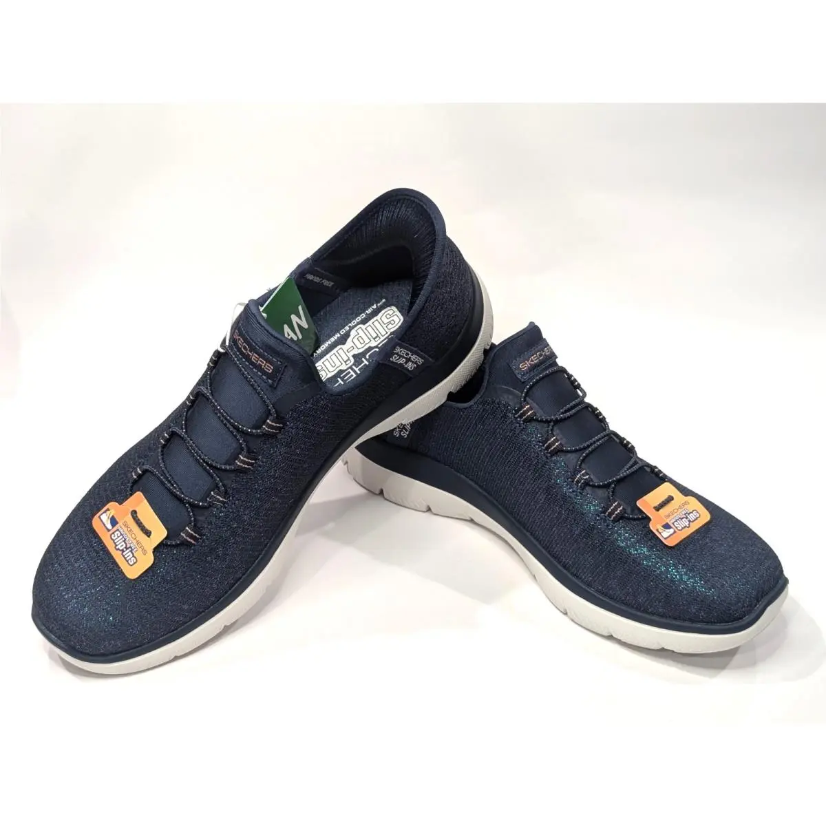 Skechers shoes - Skechers Hands Free Slip-Ins Summits Lunar Glow - 150280/NVY - Navy 9