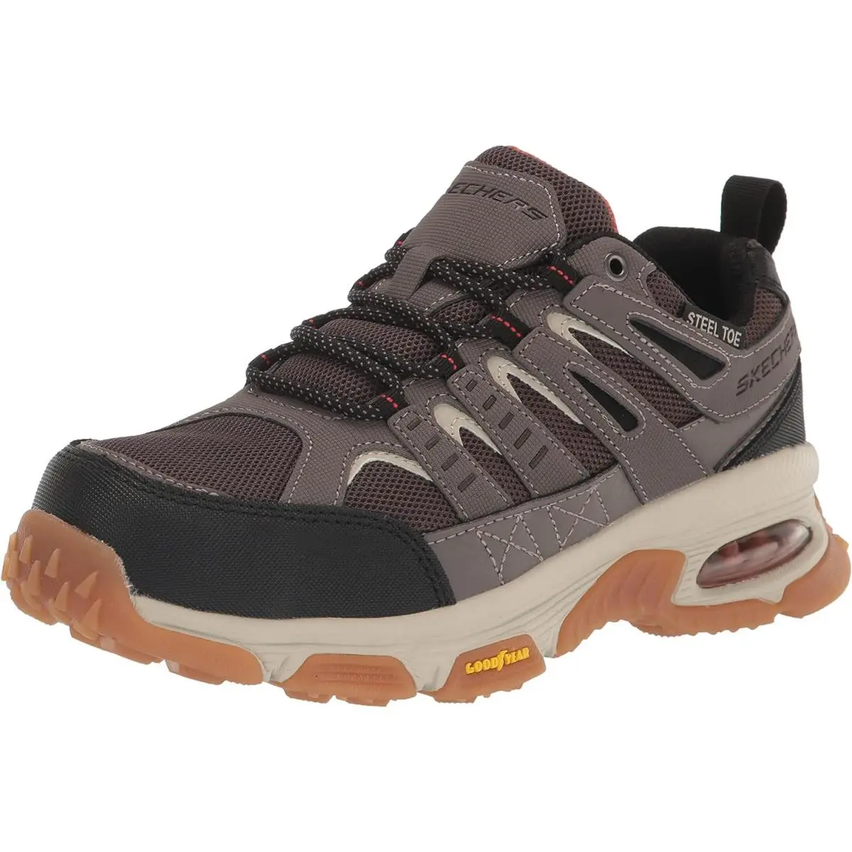 Skechers Mens Skech-air Envoy St - Arcket Goodyear Steel Toe Outdoor Sneaker