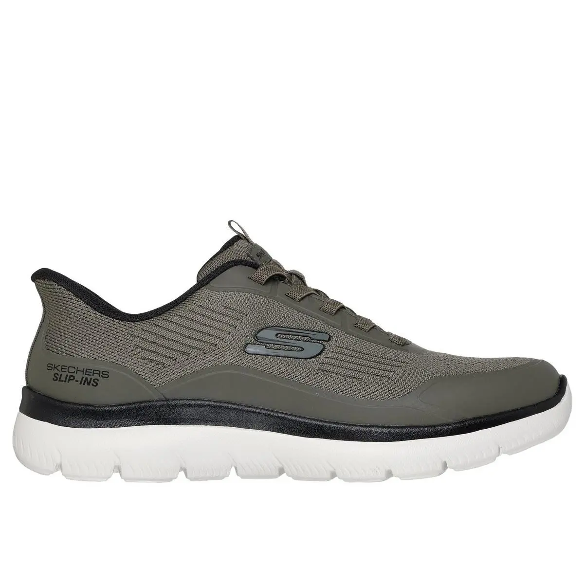 Skechers Men`s Slip-ins Summits - Leyter Sneaker Olive/black - 233047-OLBK Oliv