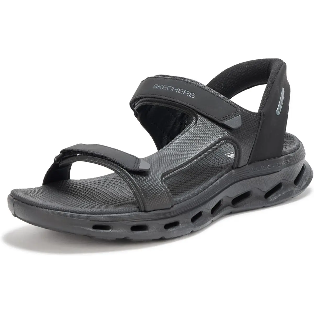 Skechers Mens Hands Free Slip-ins Go Walk Glide Step 2.0 Quarter Strap Sandal