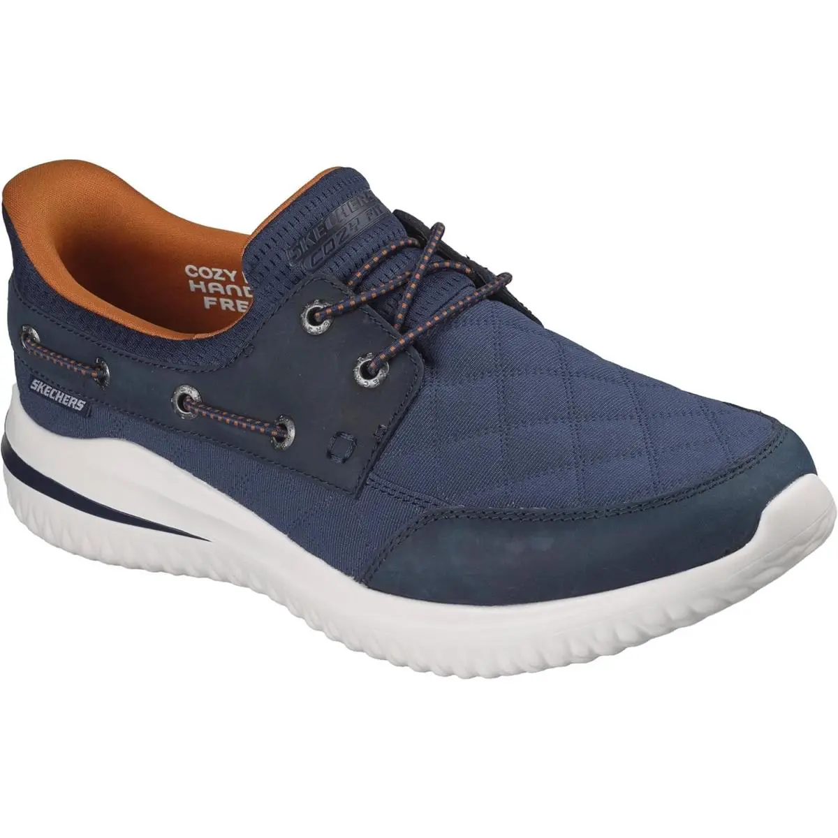 Skechers Mens Delson 3.0 - Skipper Cozy Fit Hands Free Slip-ins Moccasins