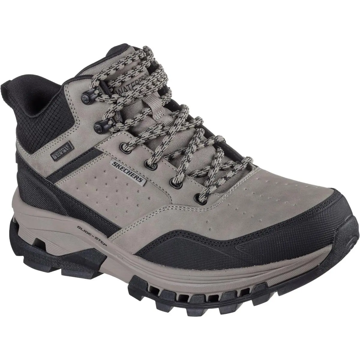 Skechers Men`s Glide-step Randell - Brecken Waterproof Hand Free Slip Ins Hiking