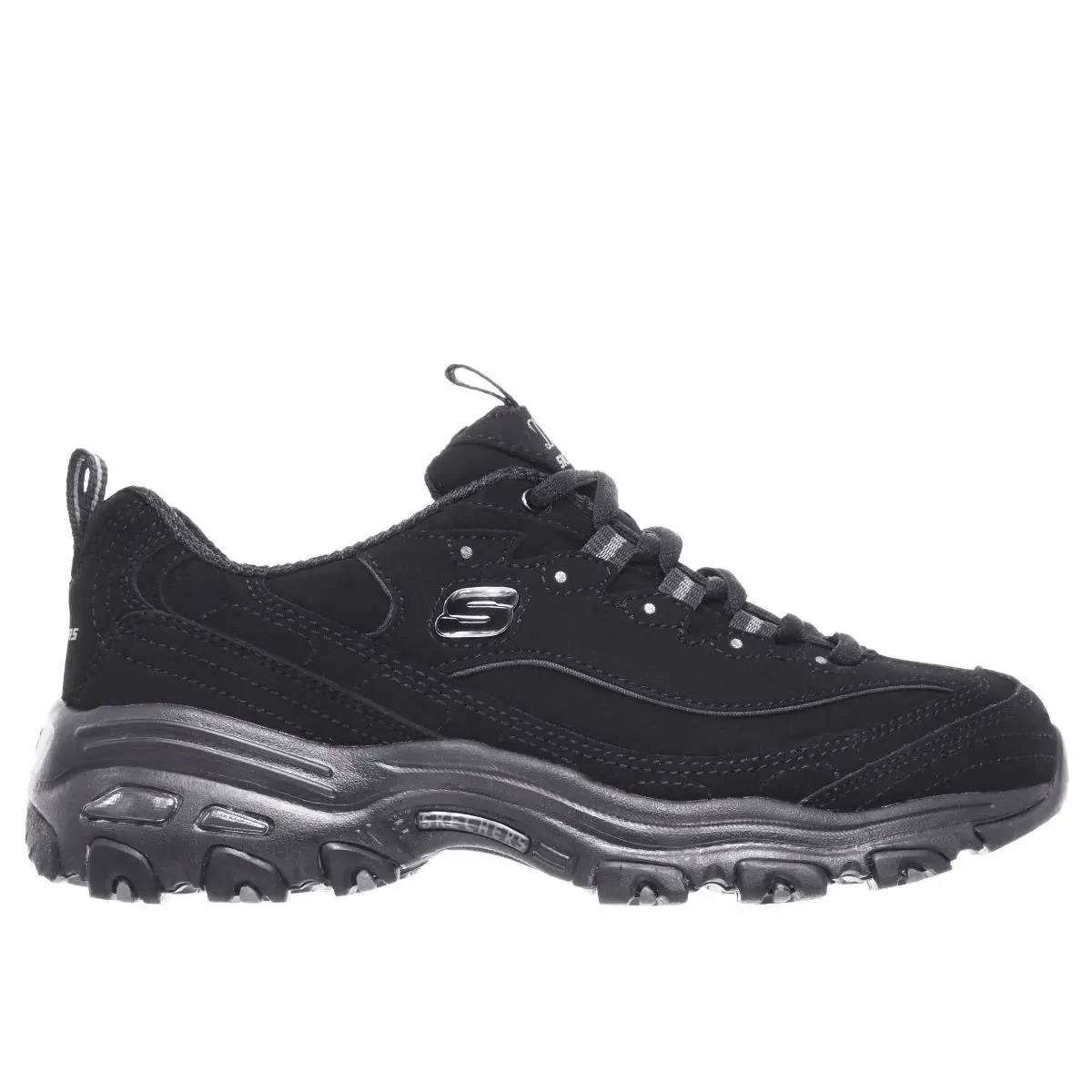 Skechers Women`s D`lites - Play On Sneaker Black - 11949-BBK Black