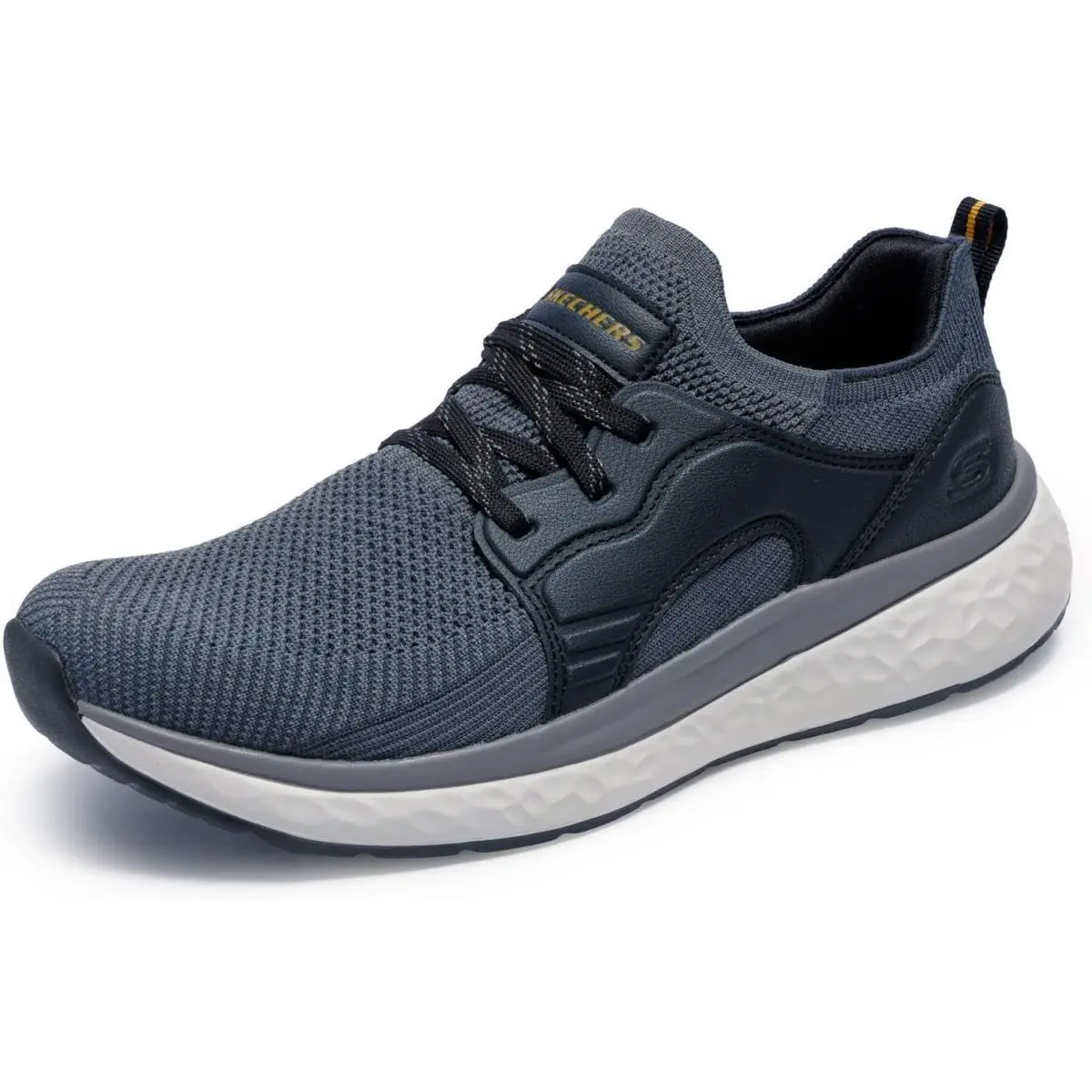 Skechers Men`s Relaxed Fit Lancer Dalton Charcoal-infused Comfort Shoe Regular