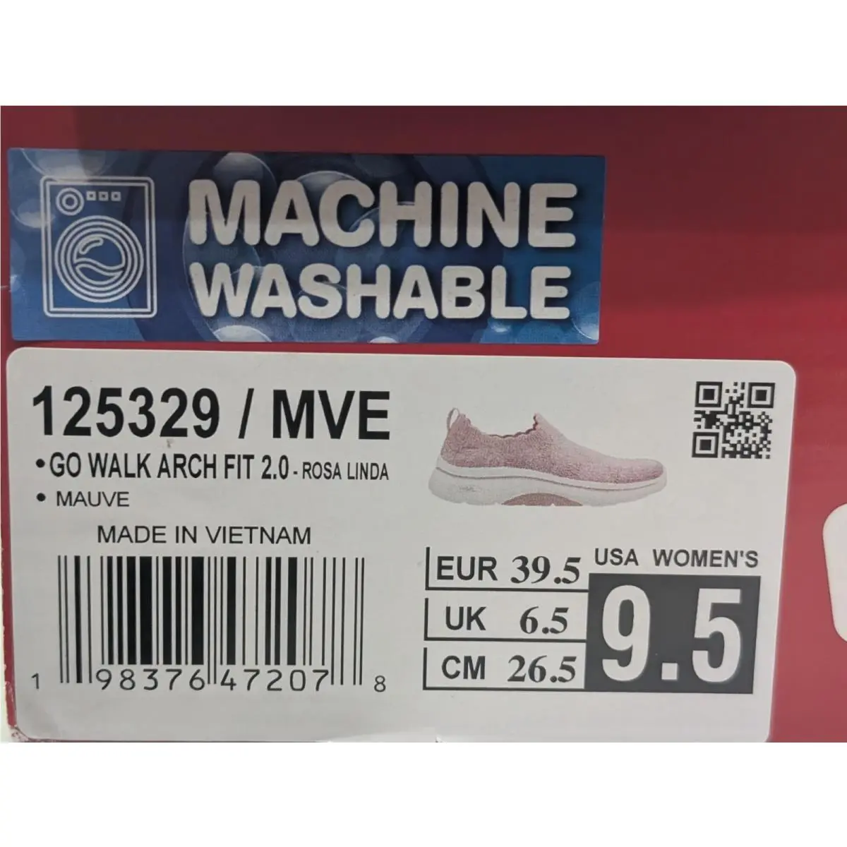 Skechers shoes - SKECHERS Go Walk Arch Fit 2.0 Rosa Linda - 125329/MVE - Mauve 9