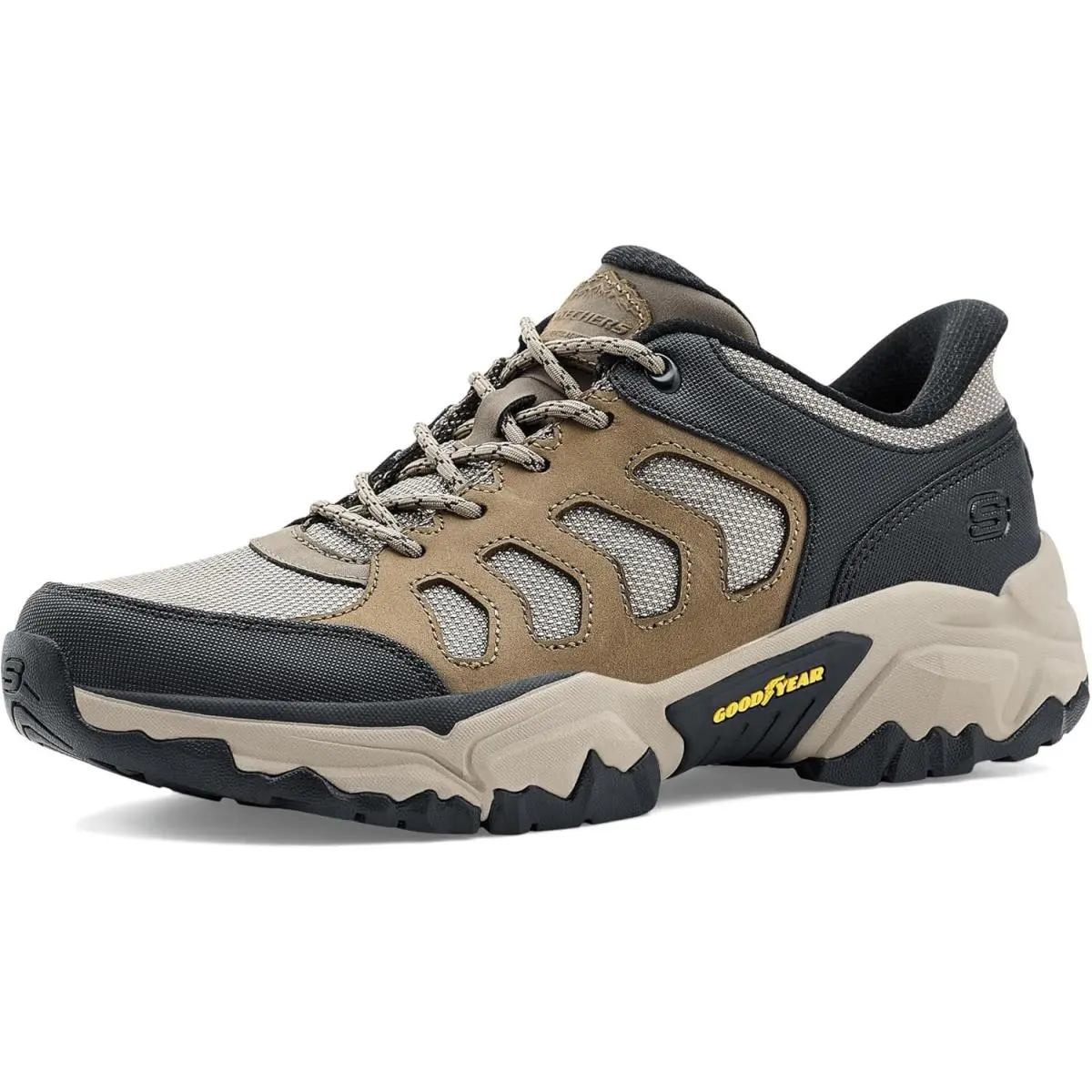 Skechers Men`s Usa Terraform - Jagger Leather Trail Lace up Slip-ins