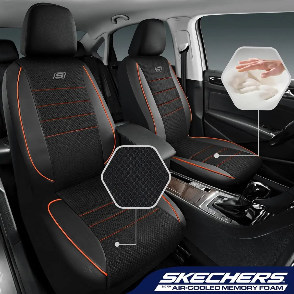 Skechers shoes - SK01C048ORANGE8 - SK01C048-ORANGE8 - Black and Red (UPC: 190727190686) 25