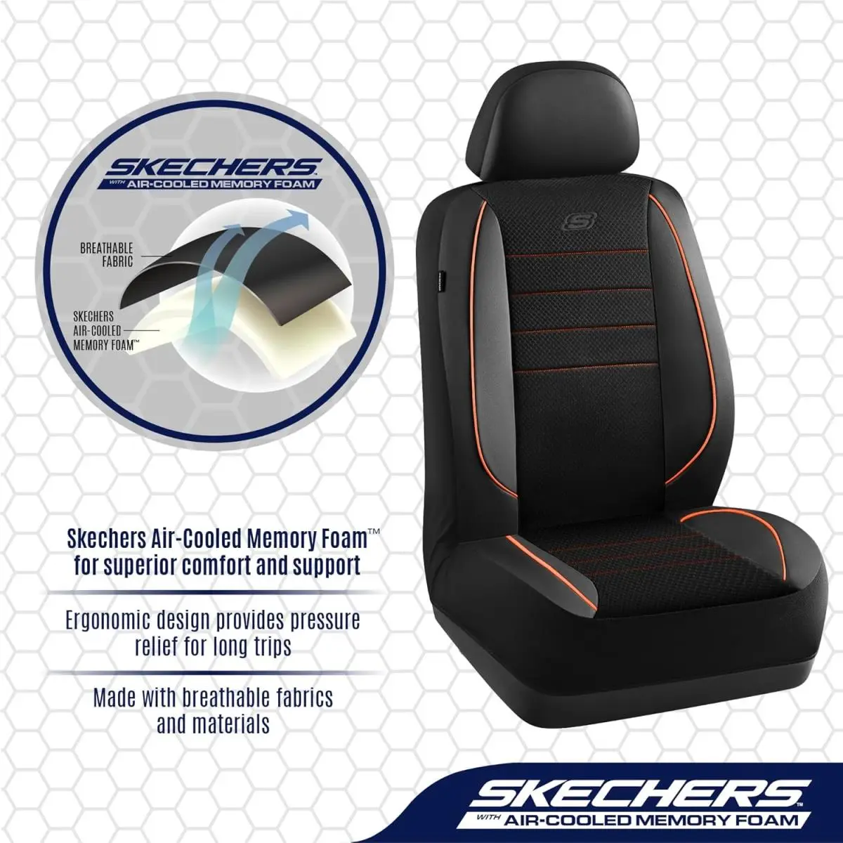 Skechers shoes - SK01C048ORANGE8 - SK01C048-ORANGE8 - Black and Beige (UPC: 190727190686) 3