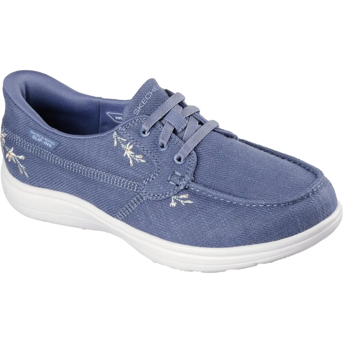 Skechers Women`s Hands Free Slip-ins On-the-go Flex Radiant Embroidered Boat Sho