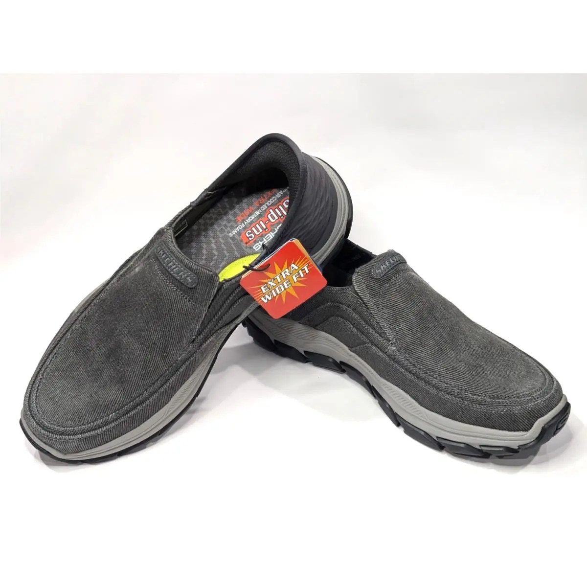 Skechers shoes - Skechers Respected Holmgren - Respected Holmgren - 204809 204809WW 204809WW/CHAR - Charcoal 10