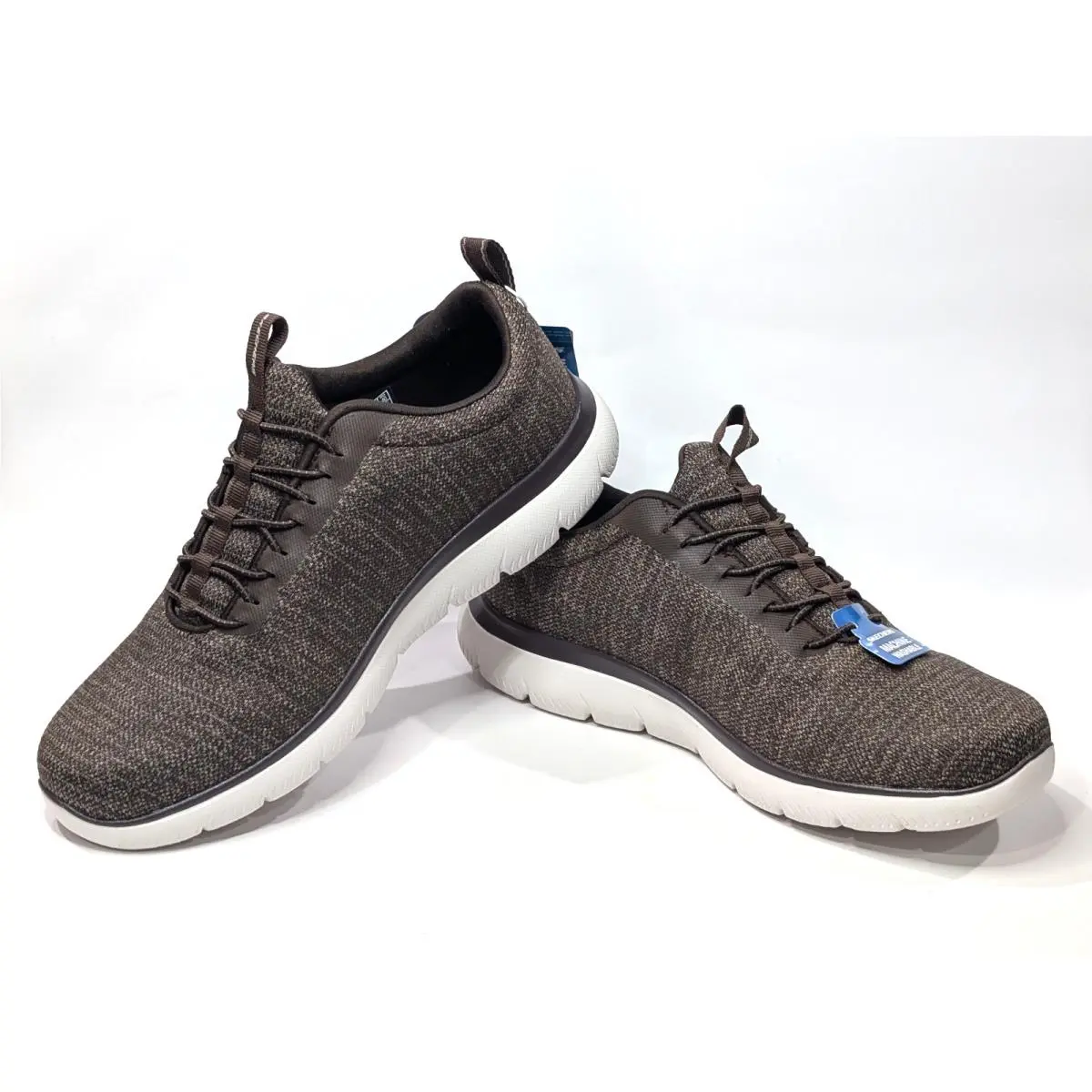 Skechers Summits Sorenz Brown/black Men`s Slip On Shoes-asst Sizes Wide Fit