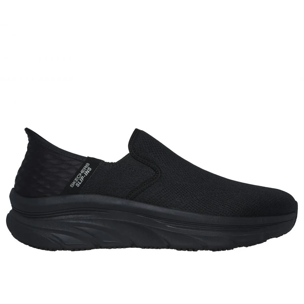 Skechers Work Men`s Slip-ins D`lux Walker SR - Joden Soft Toe EH Work Shoe Black
