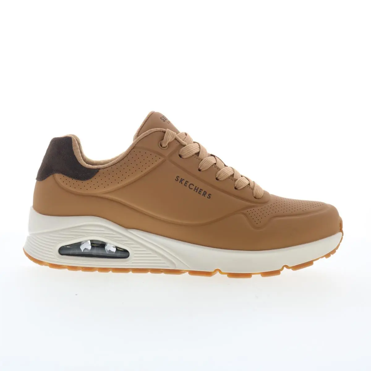 Skechers Uno - Suited On Air 183004-TAN Mens Brown Lifestyle Sneakers Shoes