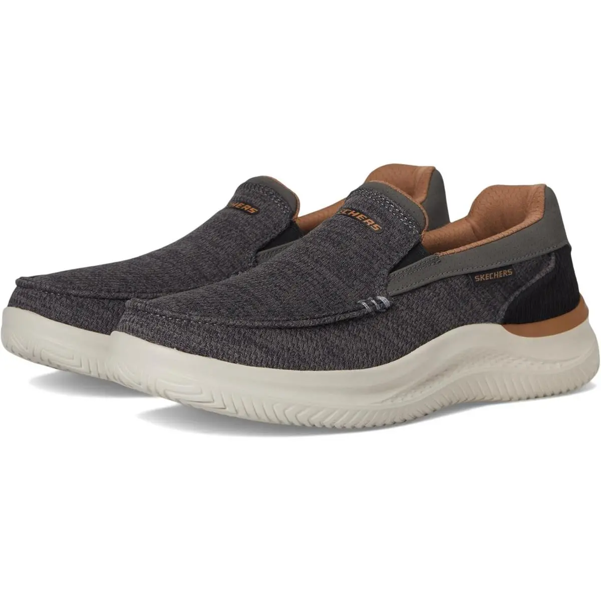 Skechers Men`s Hasting - Marco Grey or Khaki - Regular or Wides