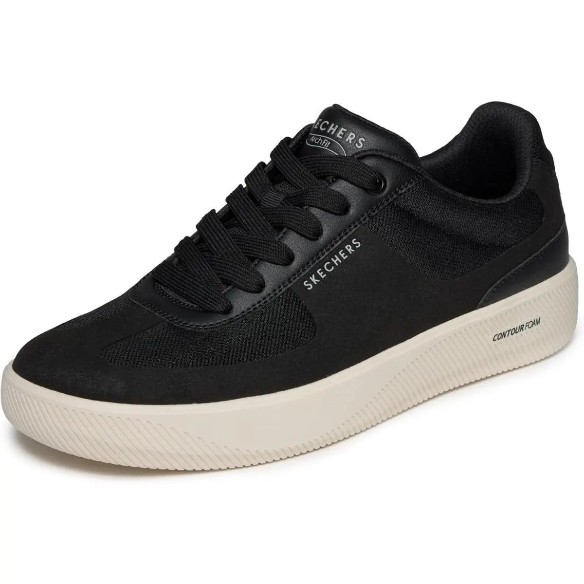 Skechers Mens Arch Fit Court Break - Comodo Comfort Slip-on Arch Fit