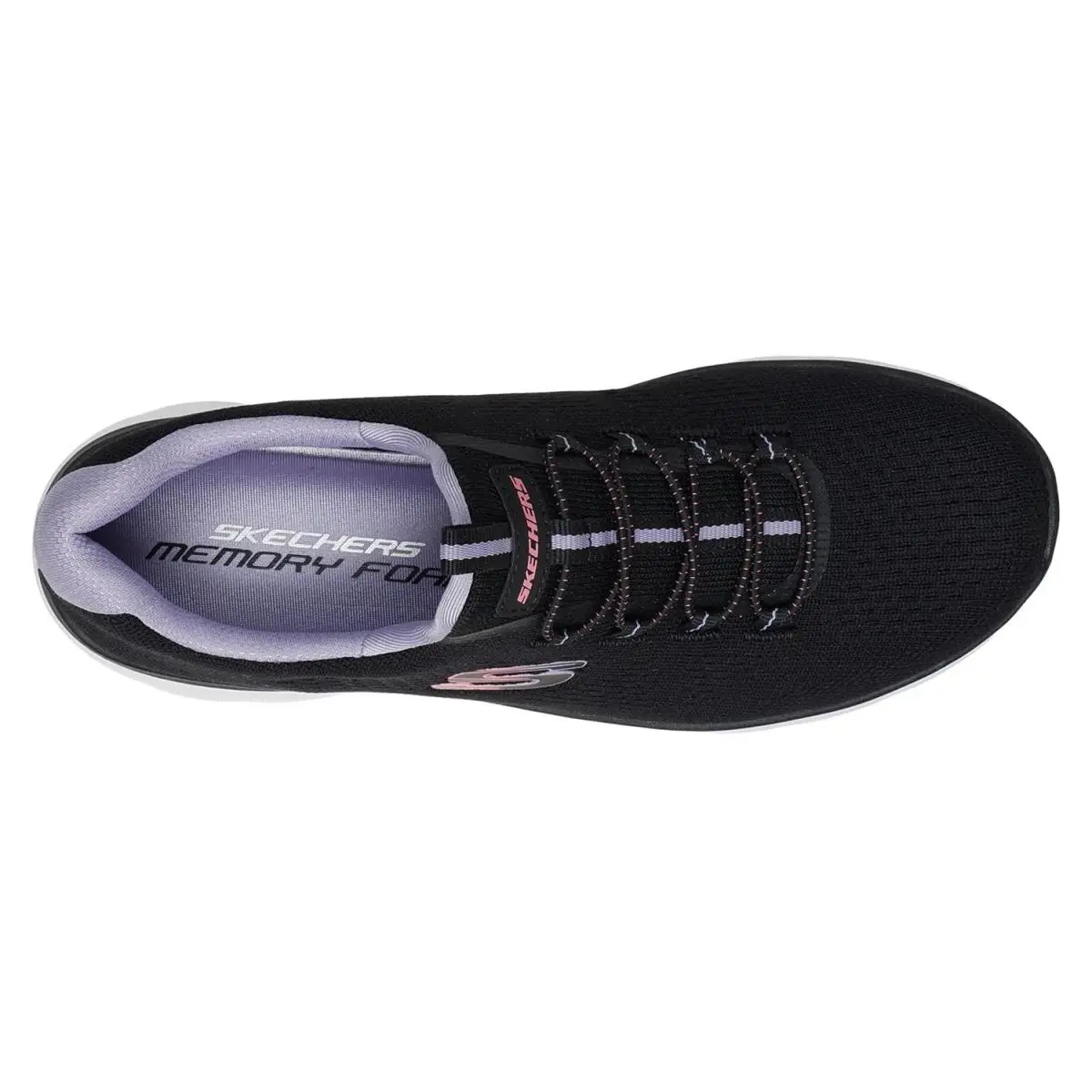 Skechers shoes - Black/Light Purple 2