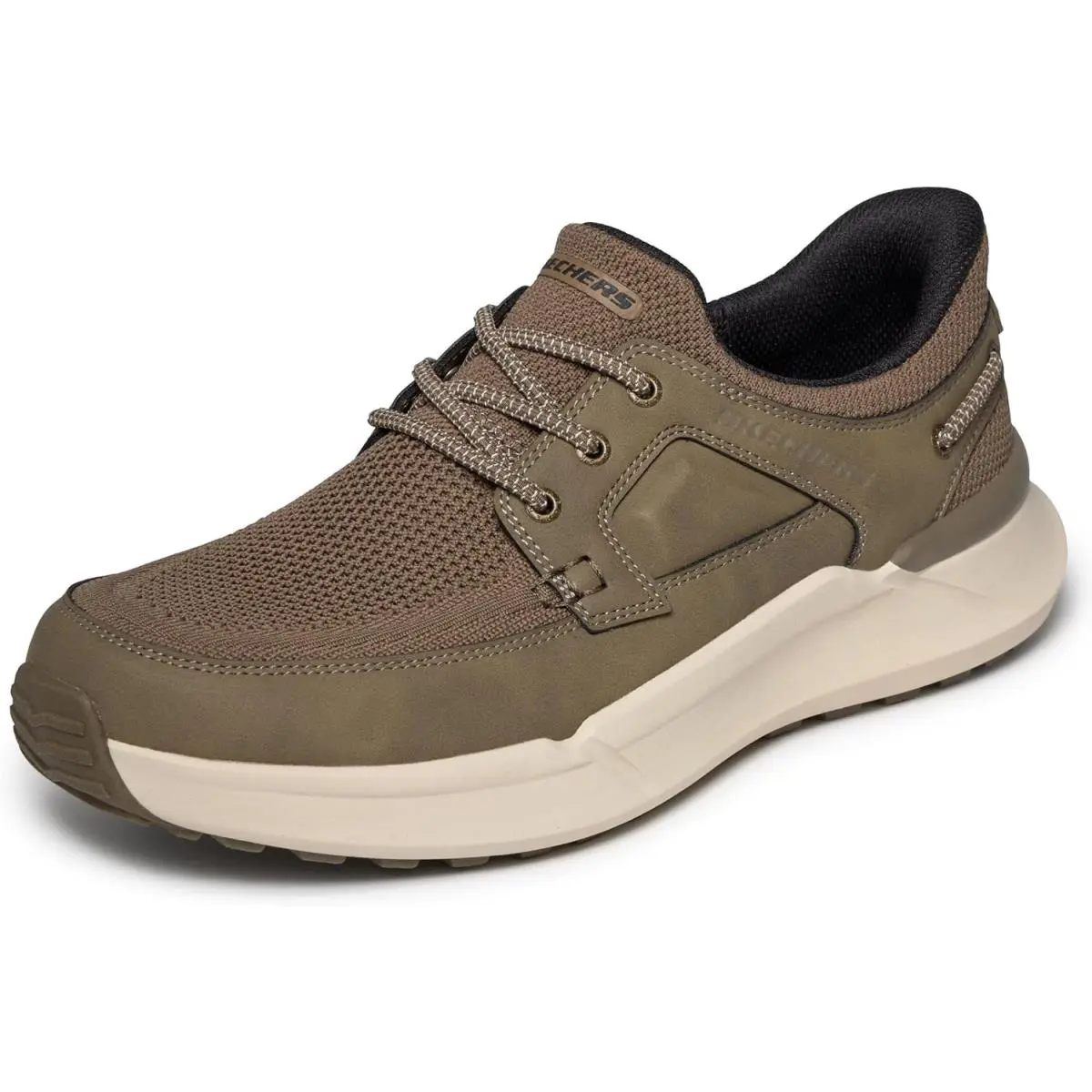 Skechers Men`s Toliver Slip-ins Shoes - Brown or Grey Colors Regular Fits