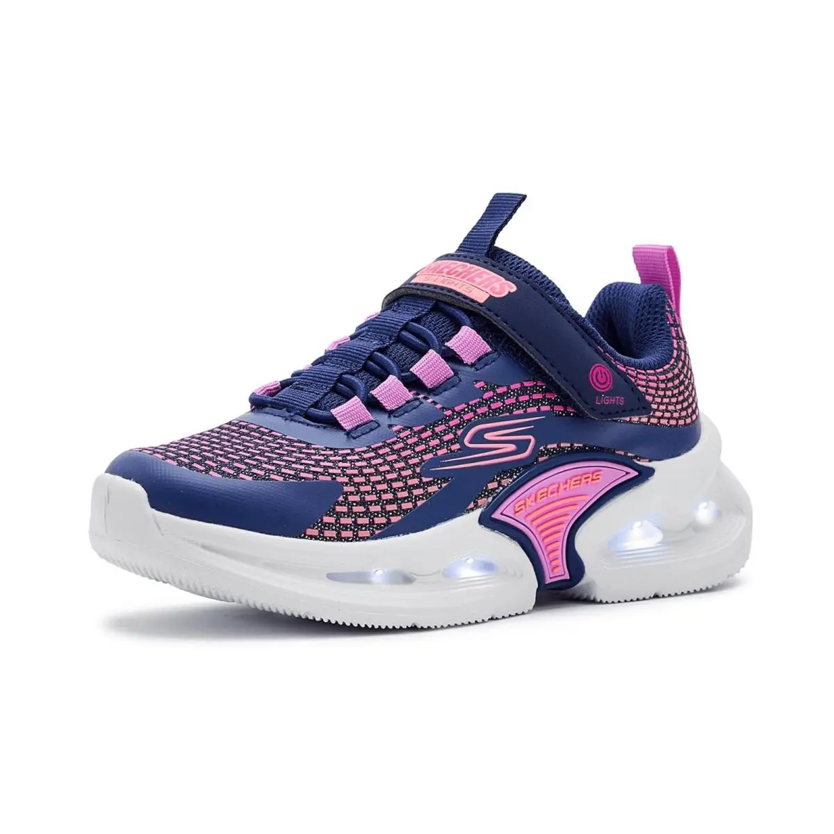 Girl`s Shoes Skechers Kids Kinetic-lights 303728L Little Kid/big Kid
