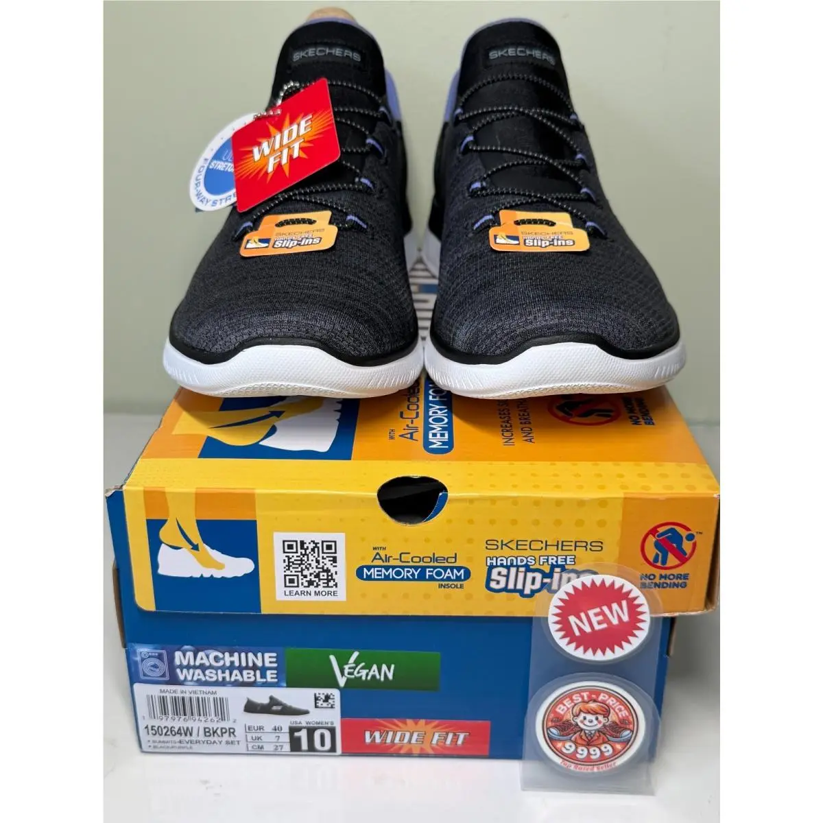 Skechers shoes - 150264/BKPR - Summits Everyday Set - Black/ Purple 0