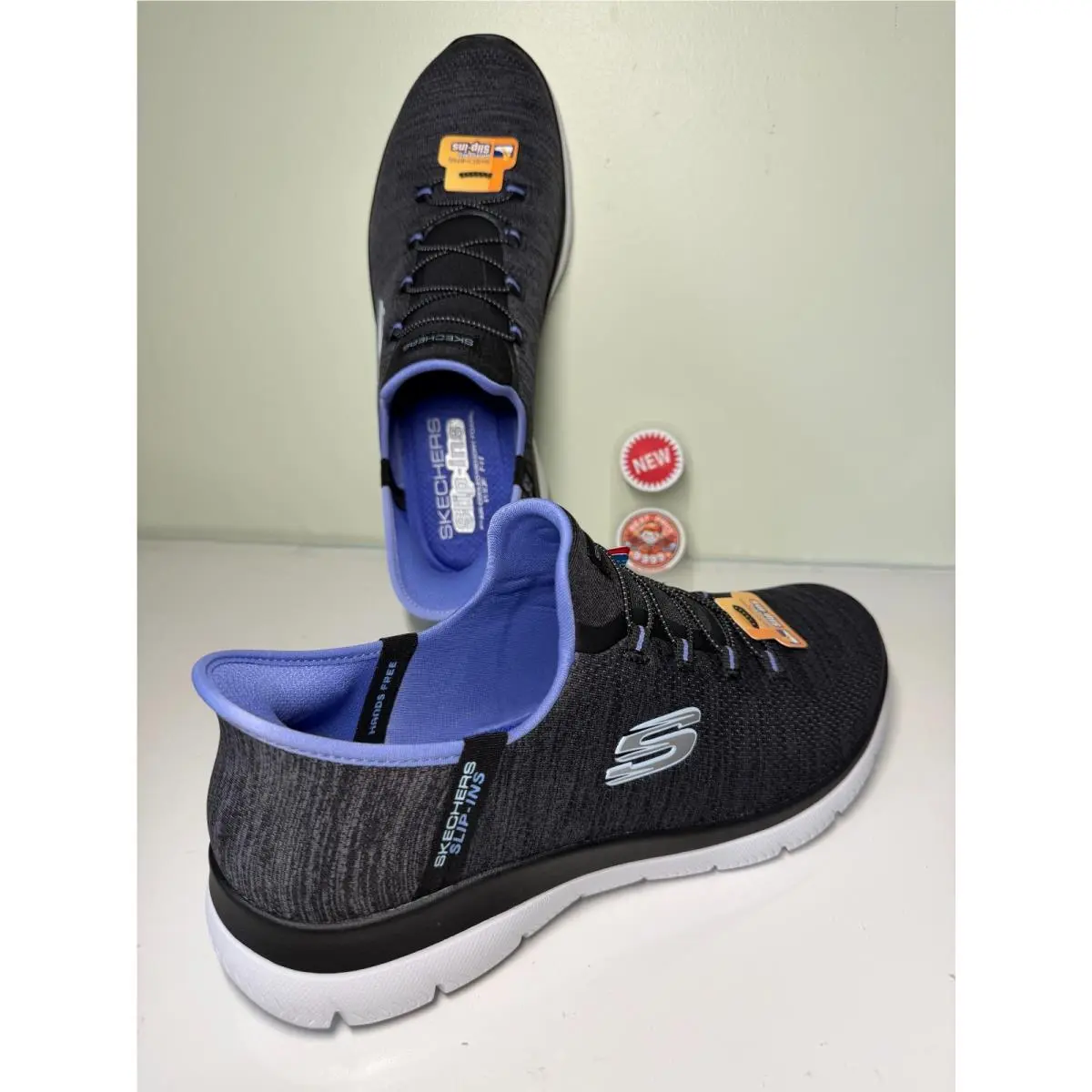 Skechers shoes - 150264/BKPR - Summits Everyday Set - Black/ Purple 5