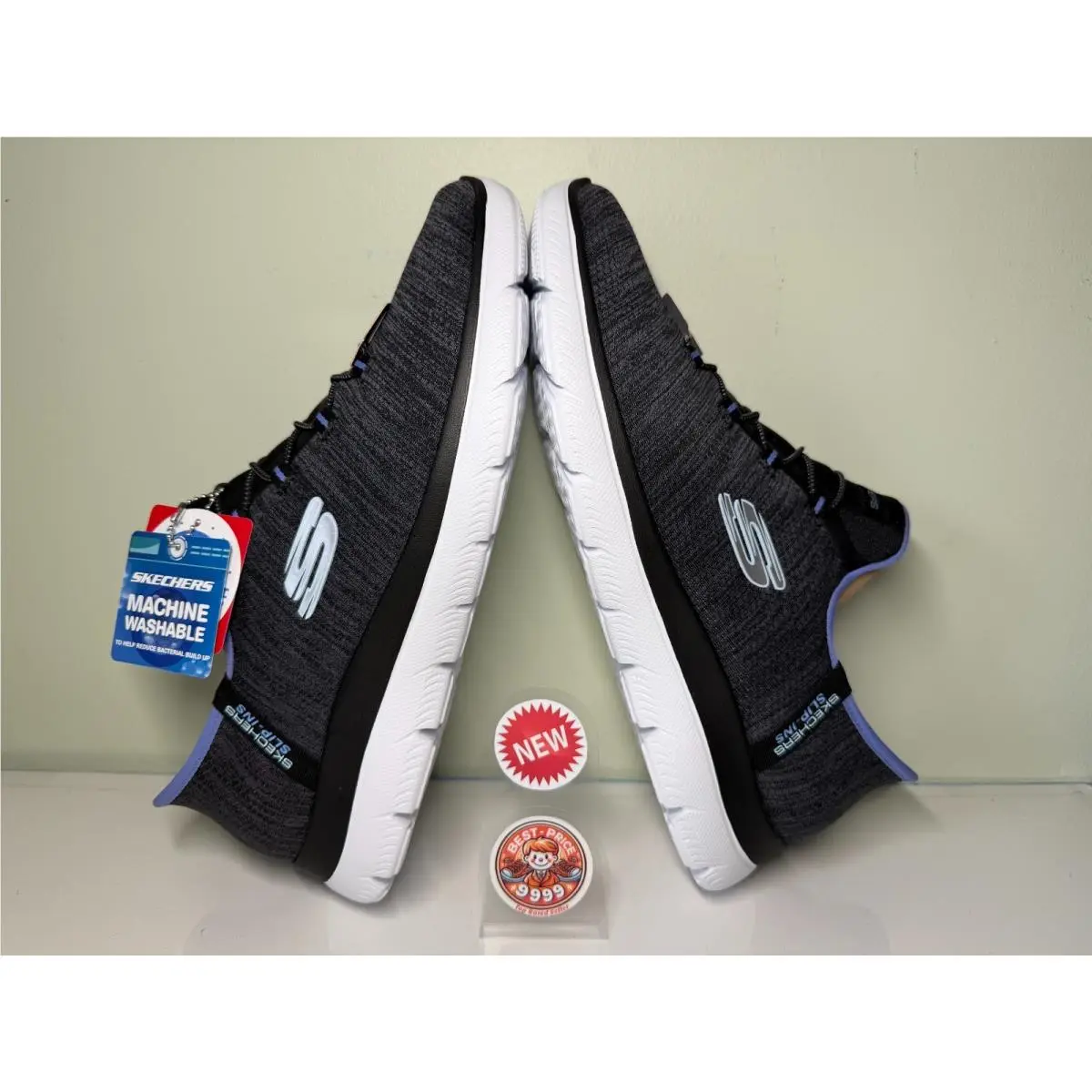 Skechers shoes - 150264/BKPR - Summits Everyday Set - Black/ Purple 2