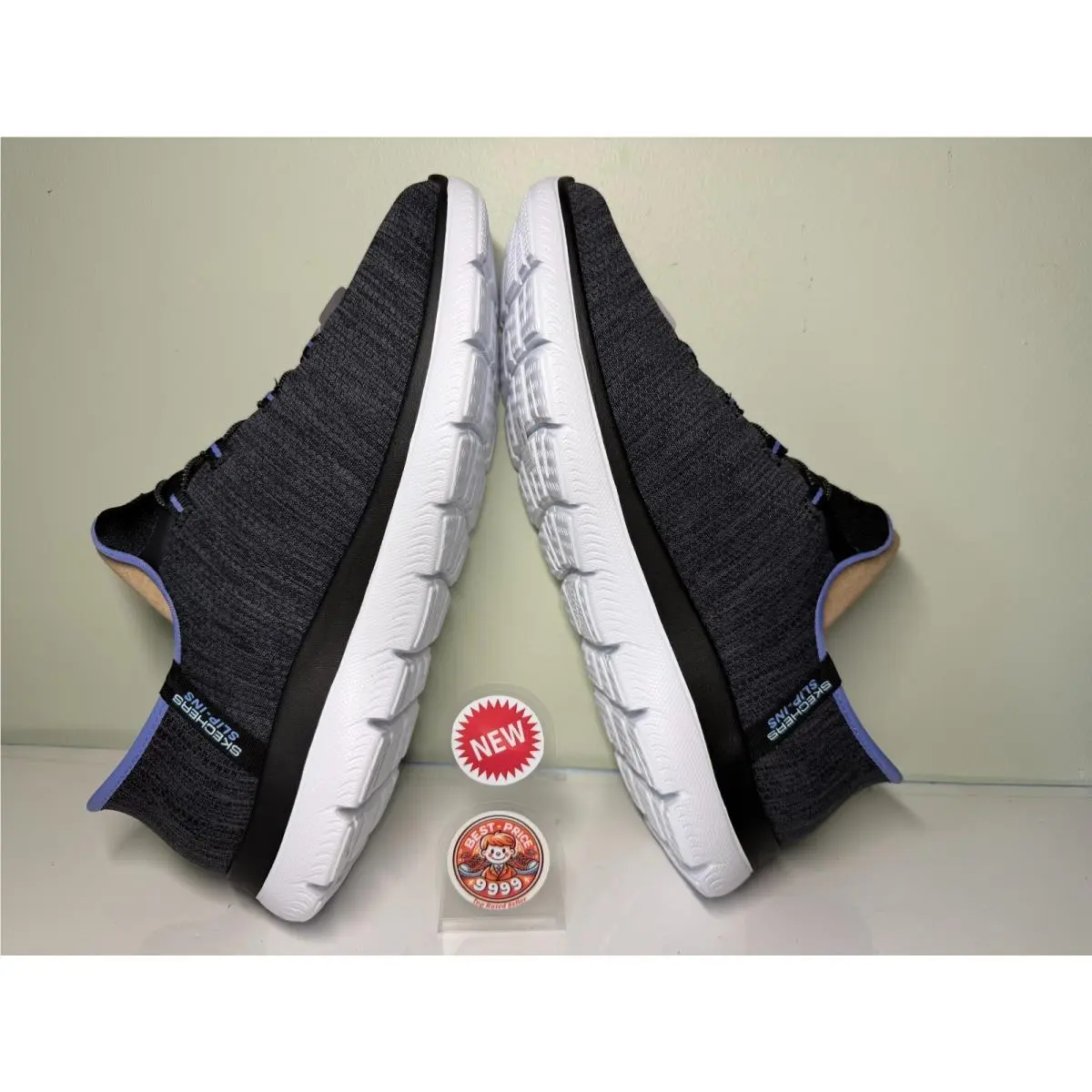 Skechers shoes - 150264/BKPR - Summits Everyday Set - Black/ Purple 3