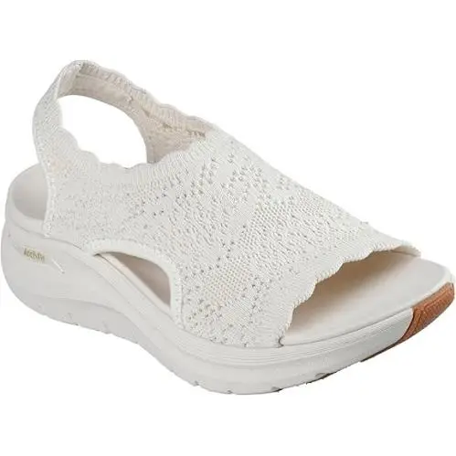 Skechers Arch Fit 2.0 Flawless Choice Women’s Sport Sandals Size 10 Off White