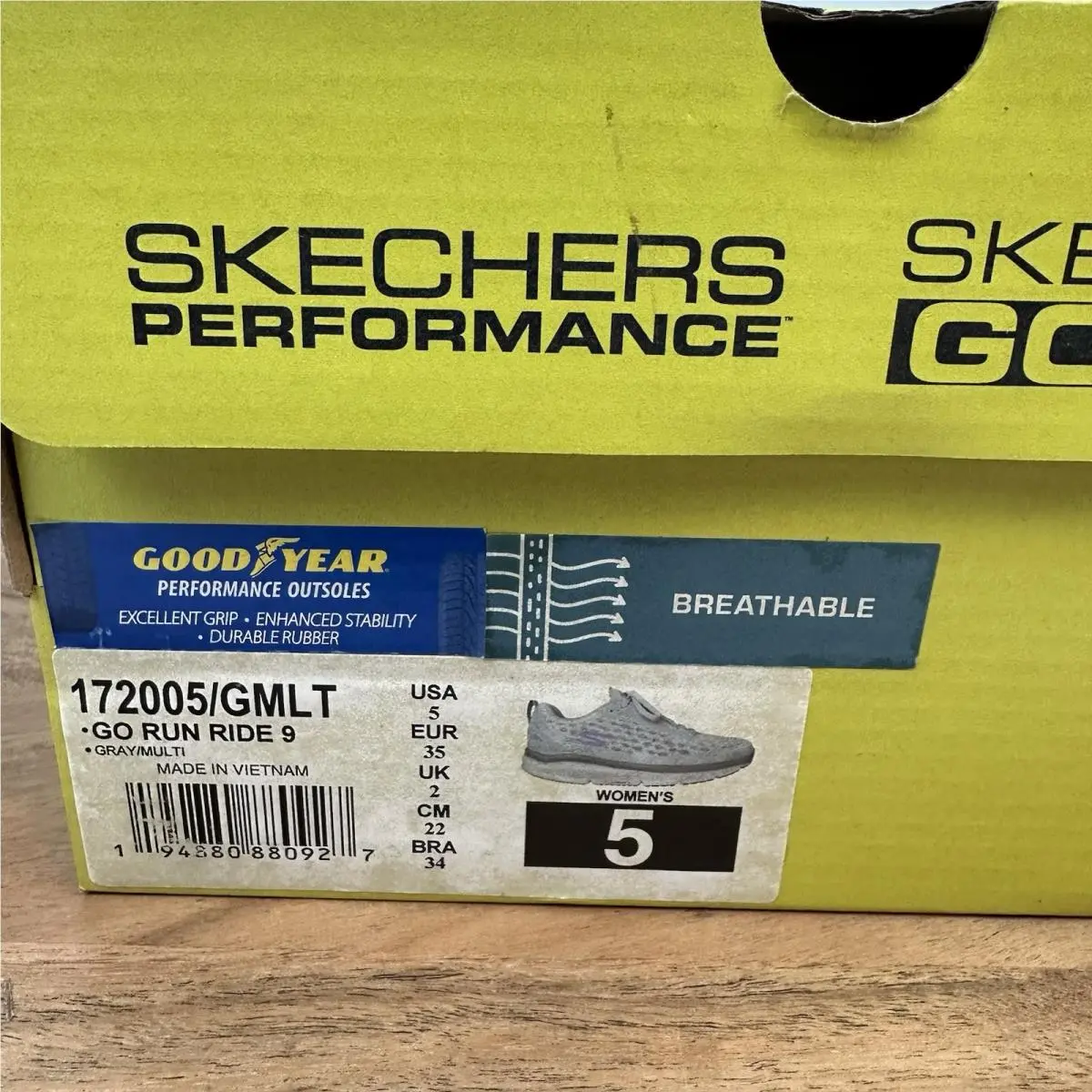 Skechers shoes - Skechers go run ride 9 - 172005 - Gray 6