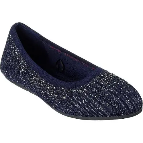 Skechers Women`s Cleo 2.0 Glitzy Daze-NVY-6.5