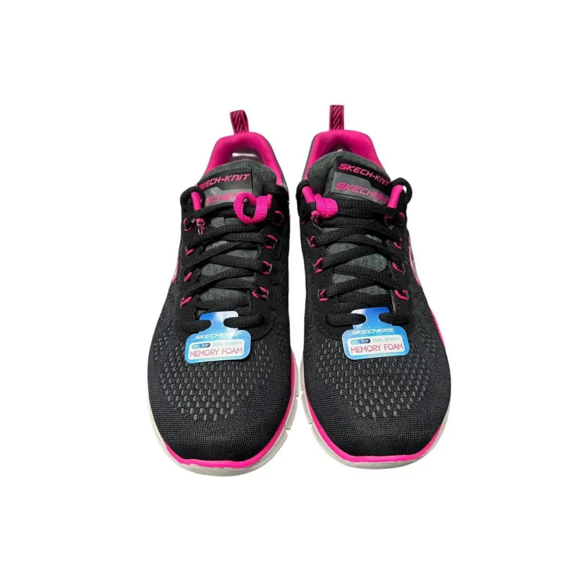Skechers Sketchers SN11897 Sneakers Size 5 Black with Hot Pink
