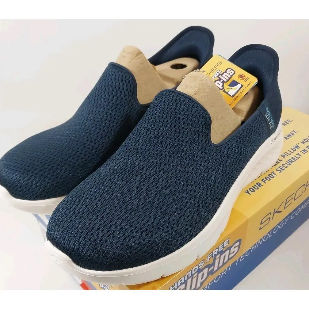 Size 9 Wide - Skechers Go Walk Flex Relish Shoes Slip-ins Sneaker 124963W