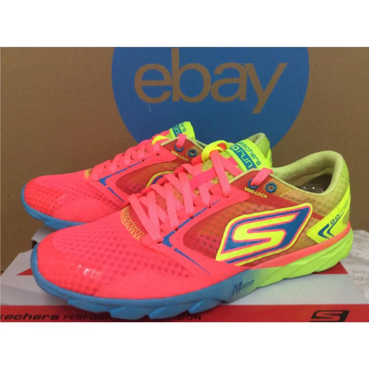 Skechers shoes - Skechers Go Run Speed - Run Speed - 13568 HPLM - Hot Pink Lime 8