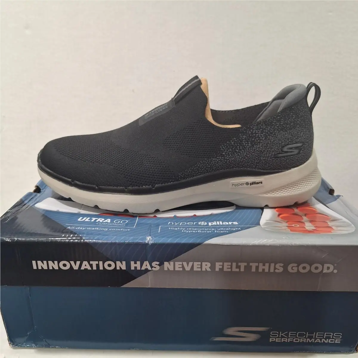 Skechers shoes - Skechers Slip-ins Go Walk 6 - 216202 - Black (UPC: 195204539637) 12