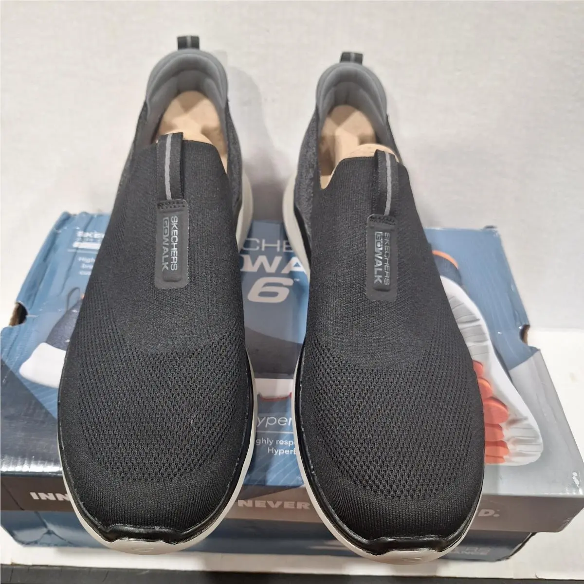 Skechers shoes - Skechers Slip-ins Go Walk 6 - 216202 - Black (UPC: 195204539637) 13