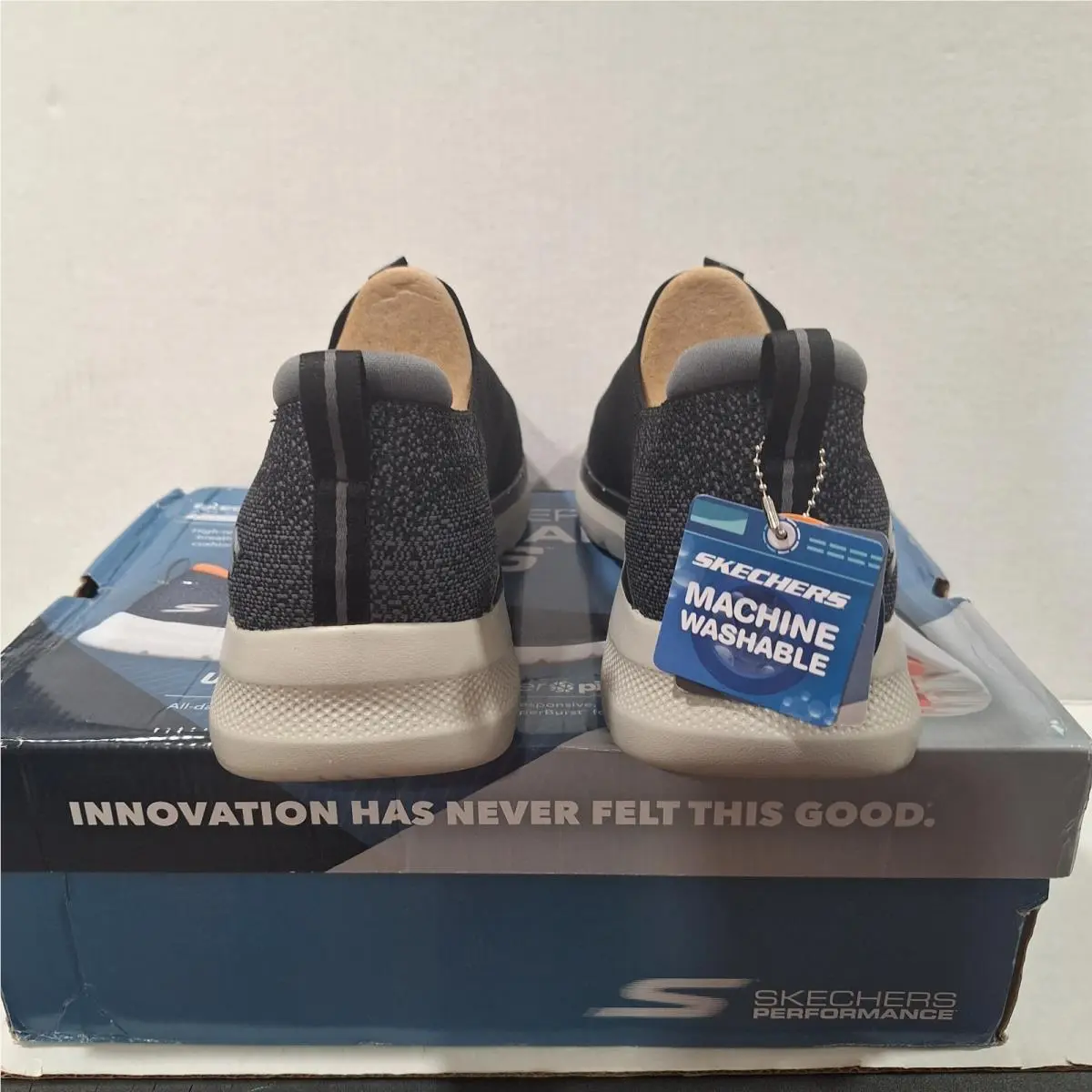 Skechers shoes - Skechers Slip-ins Go Walk 6 - 216202 - Black (UPC: 195204539637) 4