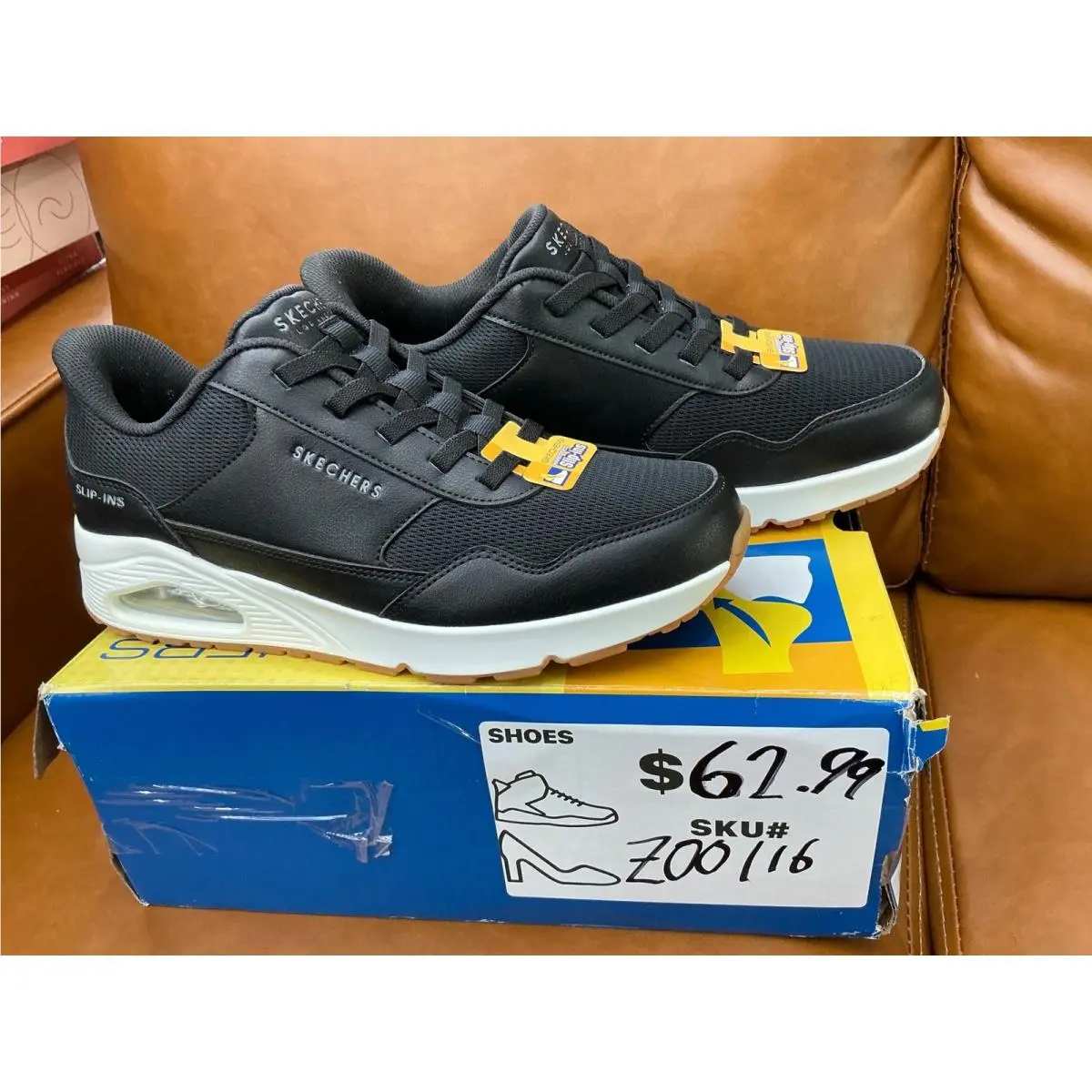 Skechers shoes - Uno - Stand On Air - Black 7
