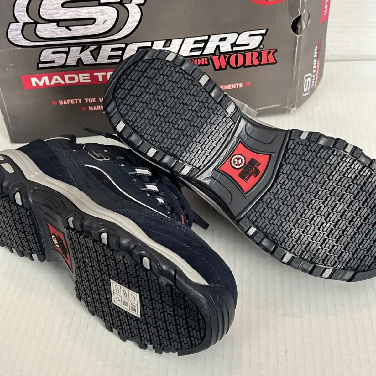 Skechers shoes - Skechers D`Lites Pooler SR Alloy-Toe - 76596 - Blue (UPC: 0190211970299) 10