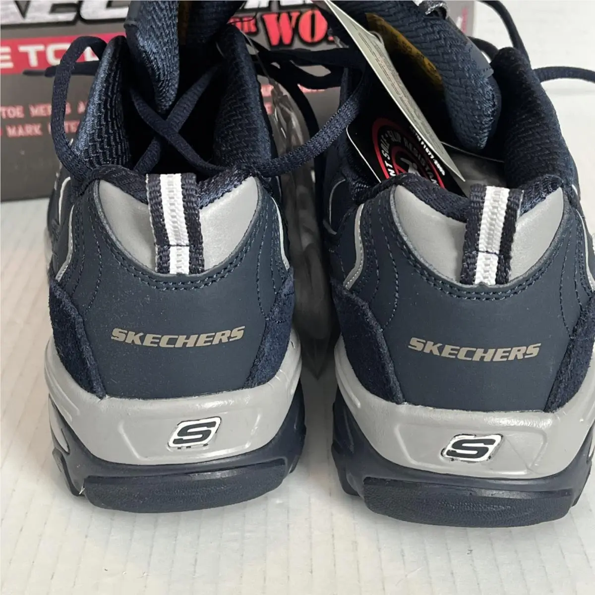 Skechers shoes - Skechers D`Lites Pooler SR Alloy-Toe - 76596 - Blue (UPC: 0190211970299) 7