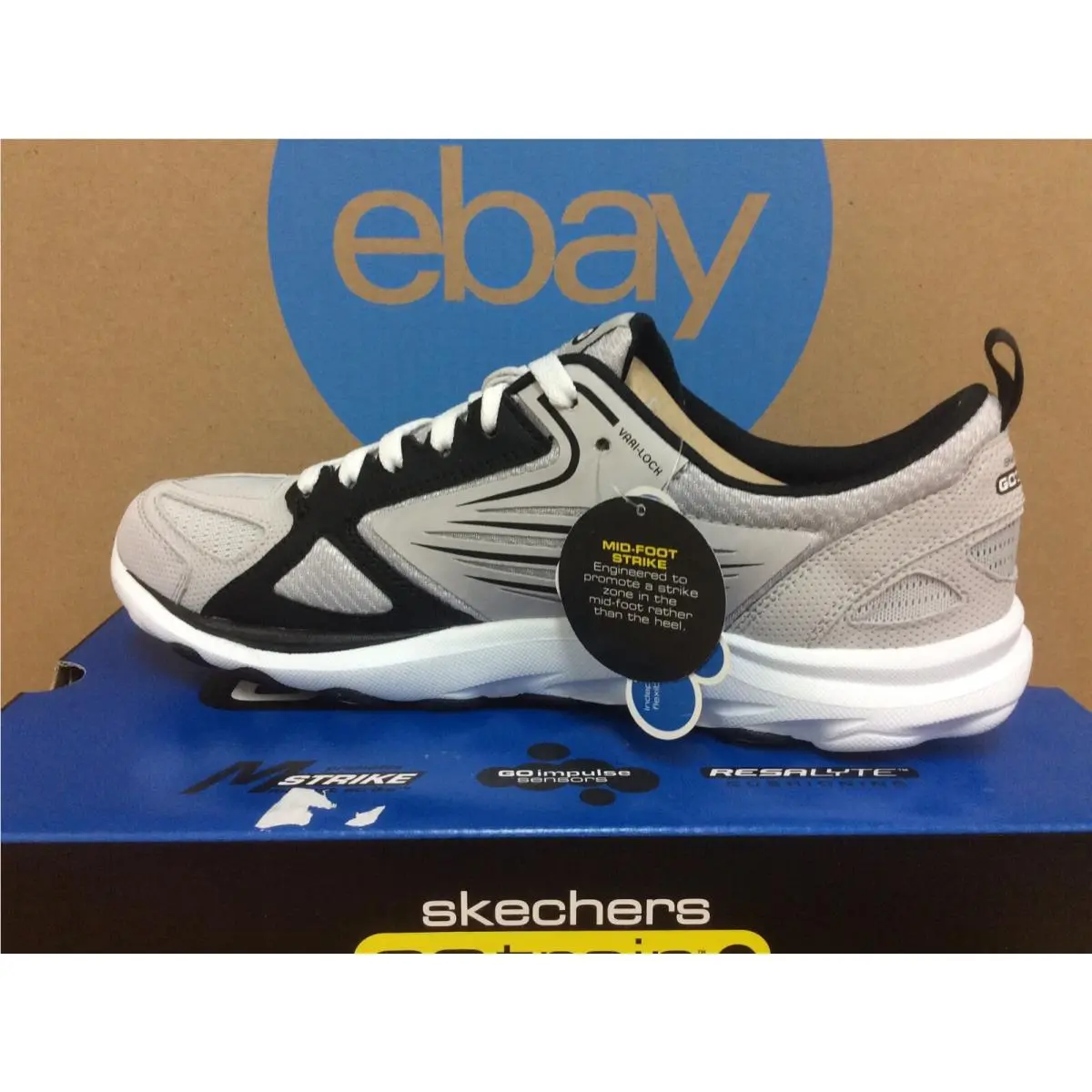 Skechers shoes - Skechers Go Train - Train - 53503 LGBK - Gray Black 0