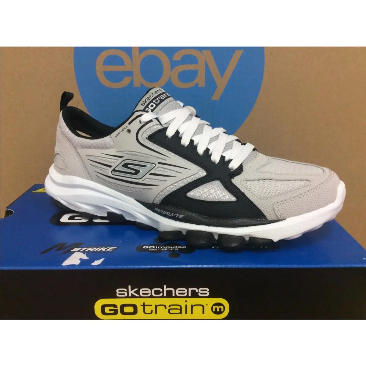 Skechers shoes - Skechers Go Train - Train - 53503 LGBK - Gray Black 1