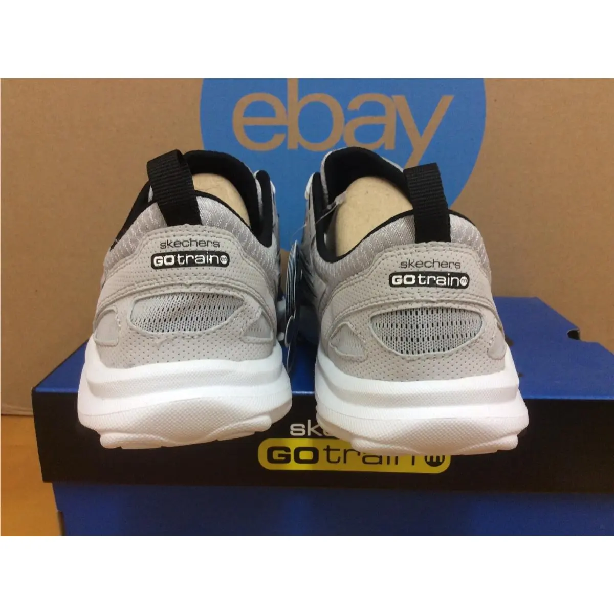 Skechers shoes - Skechers Go Train - Train - 53503 LGBK - Gray Black 4