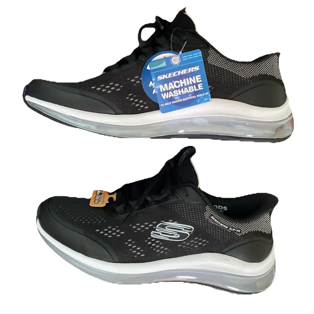 Skechers Women’s Skech Air Element 2.0-Skyline Slip Ins Athletic Shoes 8.5 Black