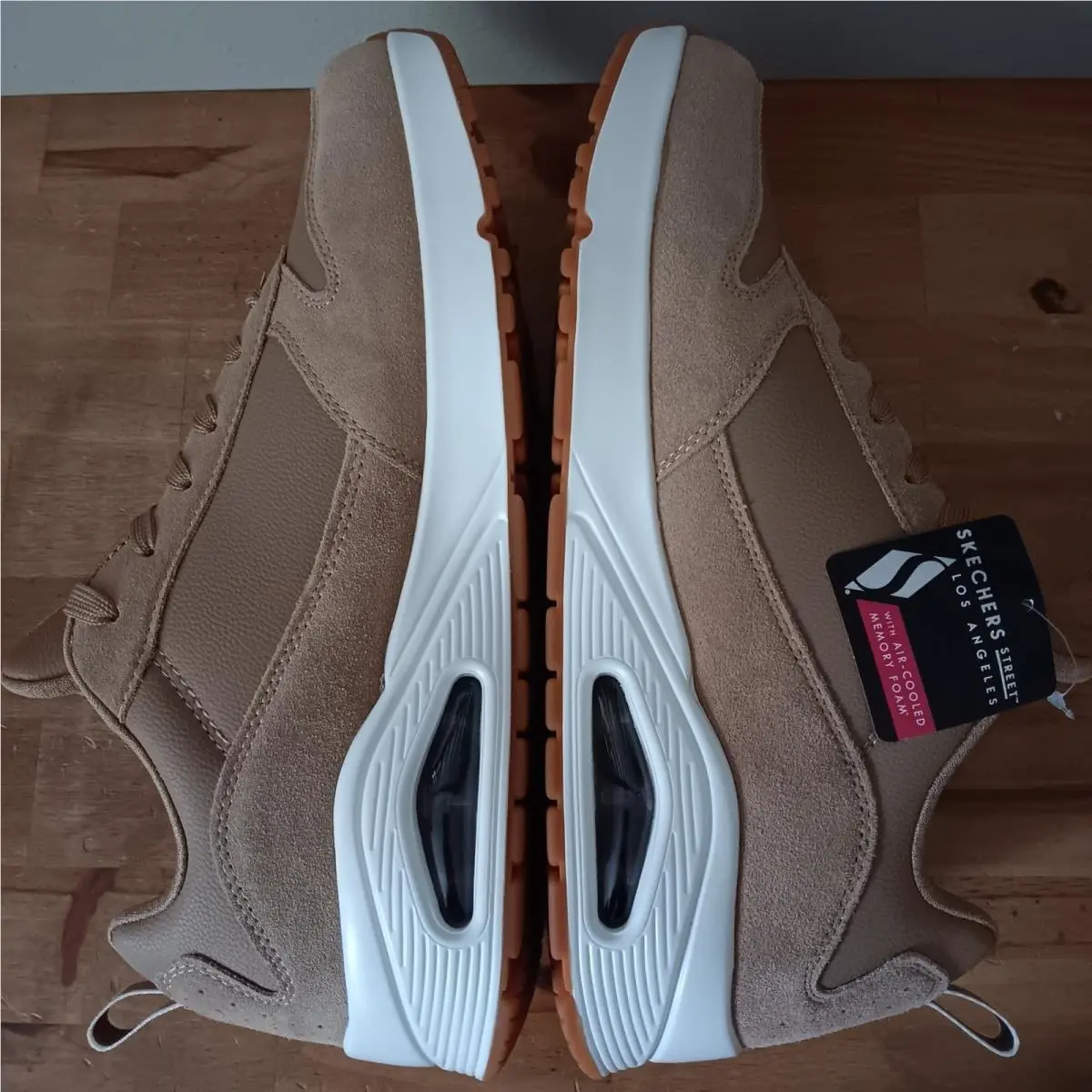 Skechers shoes - Uno Stacre - Uno Stacre - 52468W/SND - Beige (UPC: 197627578576) 4