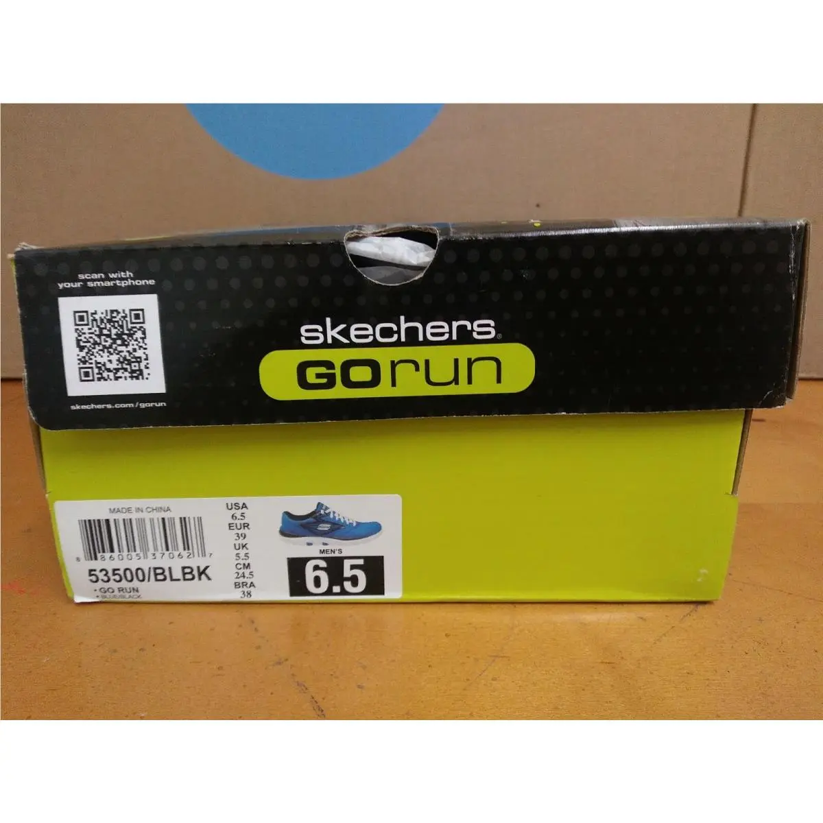 Skechers shoes - Skechers Go Run - Run - 53500 BLBK - Blue Black 8