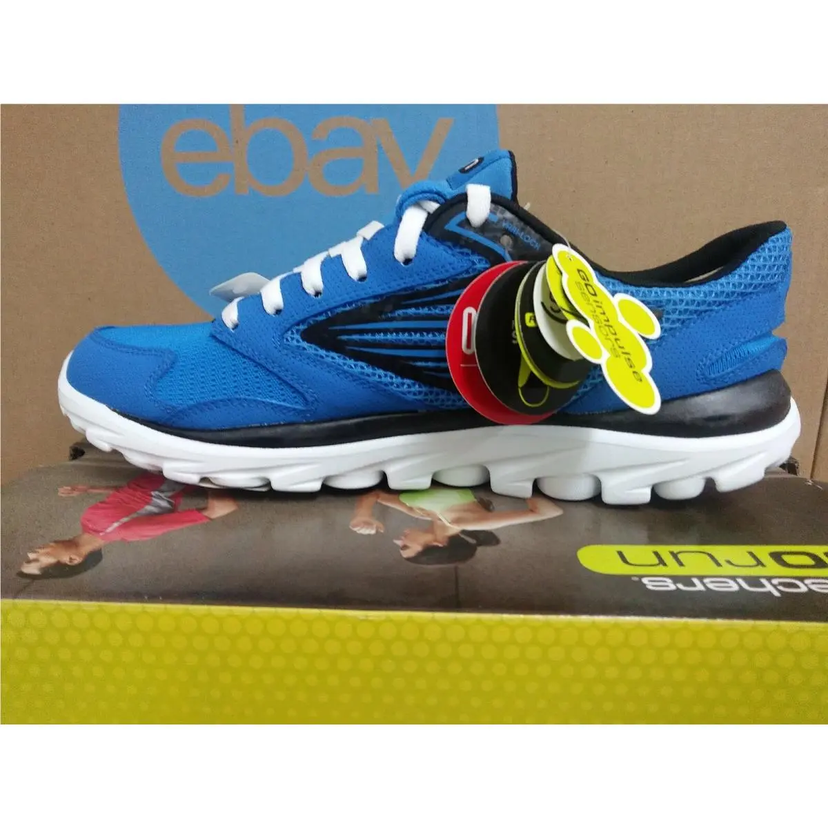 Skechers shoes - Skechers Go Run - Run - 53500 BLBK - Blue Black 2